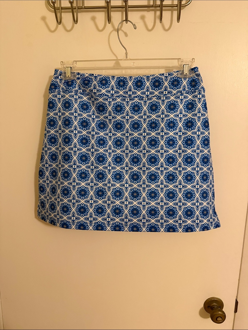 Blue Patterned Skort - Picture 3 of 6